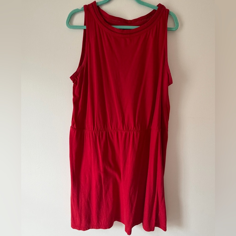 Kim Rogers Vibrant Red Midi Dress
